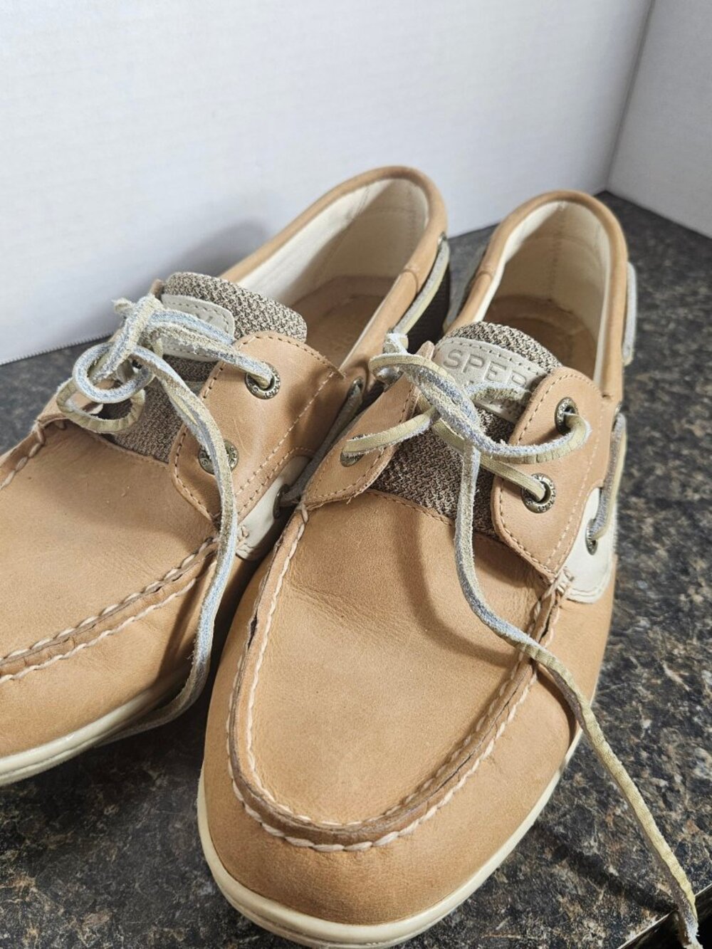Sperry Top-Sider Tan Boat Shoes Womens 9M